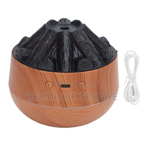 Photo - በኤሌክትሪክ የሚሰራ Flame Diffuser (Charcoal Fire Humidifier)