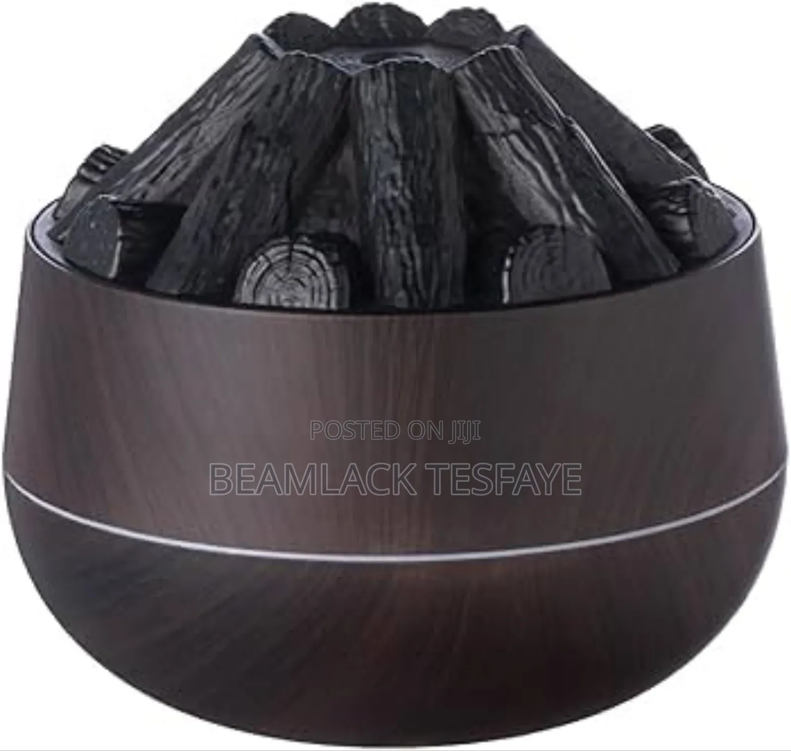 በኤሌክትሪክ የሚሰራ Flame Diffuser (Charcoal Fire Humidifier)