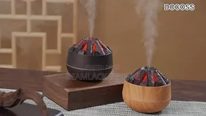 በኤሌክትሪክ የሚሰራ Flame Diffuser (Charcoal Fire Humidifier)