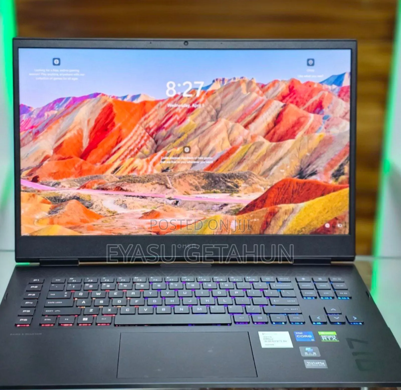 New Laptop HP Omen 17 16GB Intel Core I7 SSD 512GB