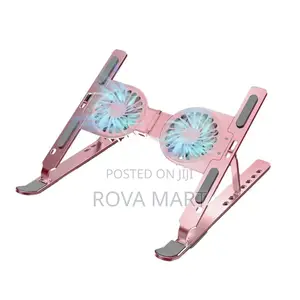 C9 Pro Adjustable Laptop Stand Folding With Cooling Fan