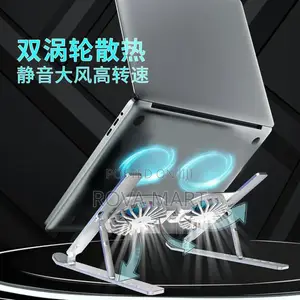 C9 Pro Adjustable Laptop Stand Folding With Cooling Fan