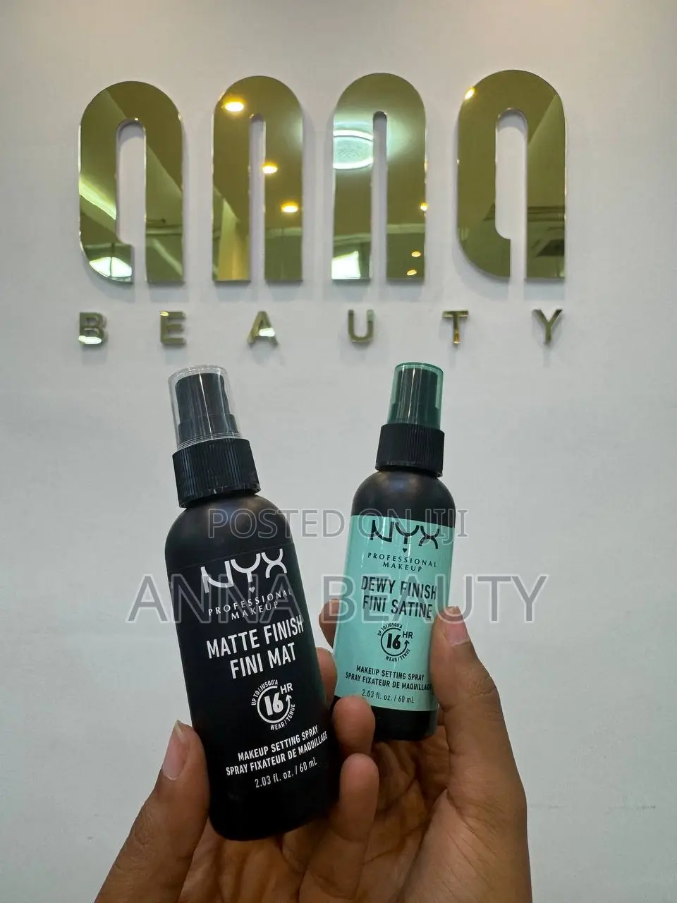 Nyx Matte Finish and Dewy Finish