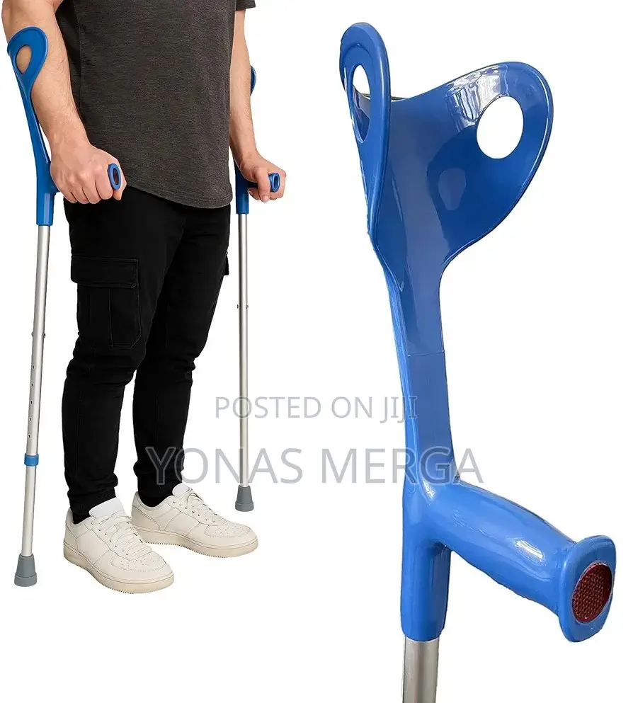 Walking Stick𡵓:1pair of Forearm Crutche串حkmina-Stools Handl