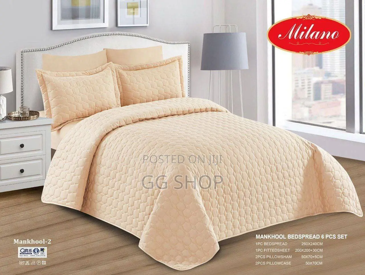 Milano Bedspread አልጋ ልብስ - ሚላኖ