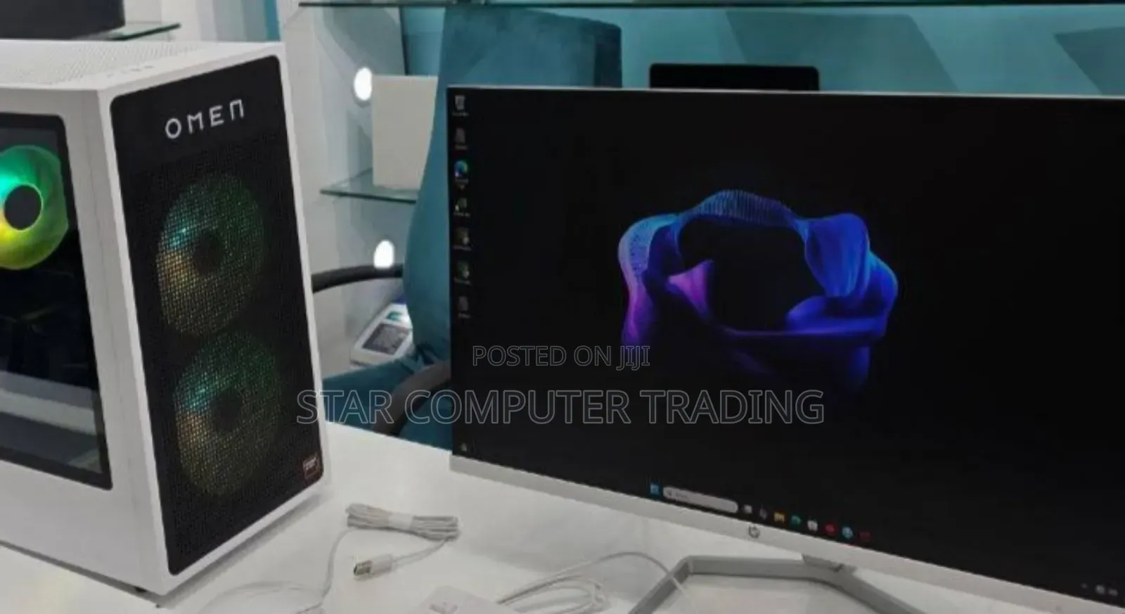 New Desktop Computer HP Omen 30L GT13-0092 8GB AMD Ryzen 7 SSD 1T