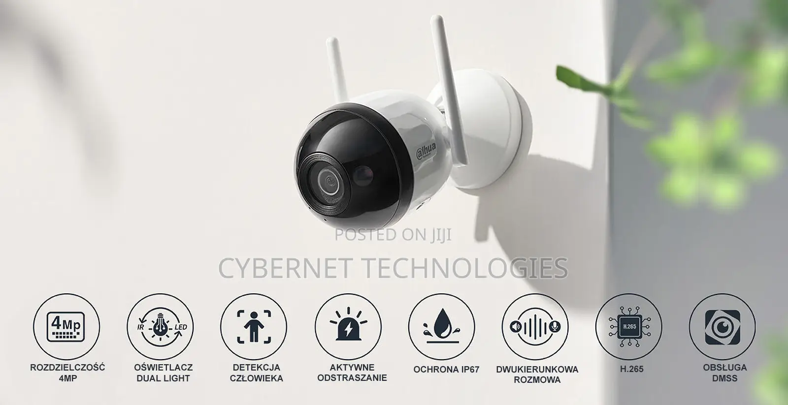 Dahua 4mp Wi-fi Bullet Network Camera