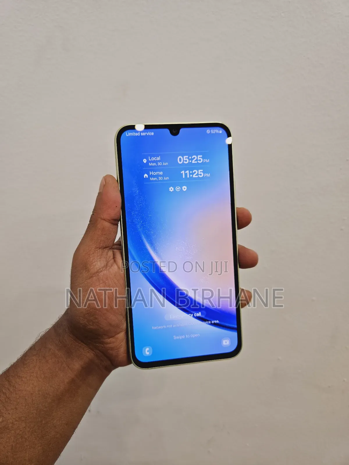 New Samsung Galaxy A34 128 GB Yellow