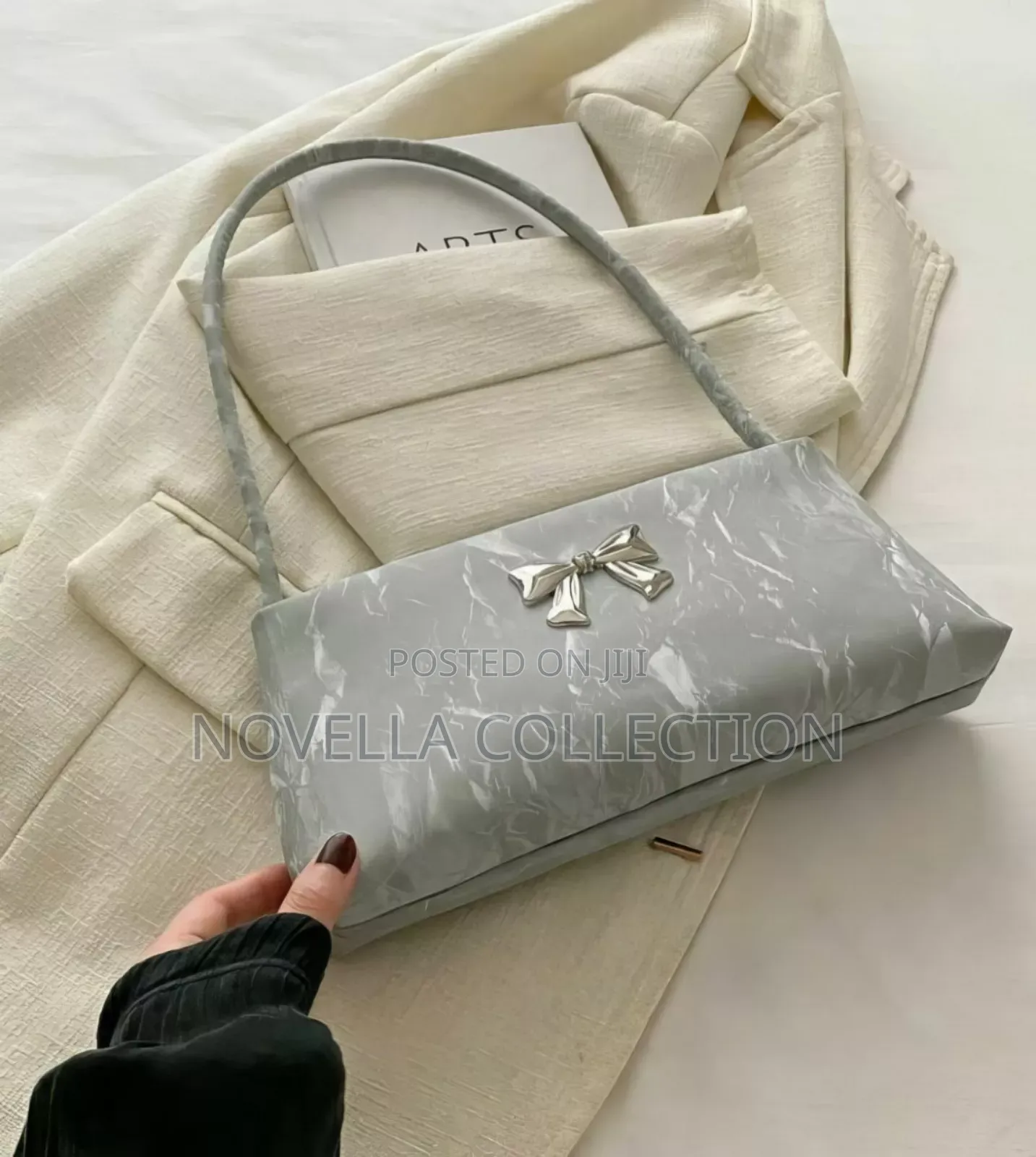 Silver Hand Bag (Available on Hand)