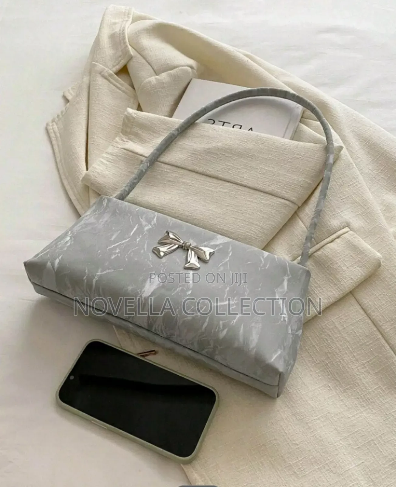 Silver Hand Bag (Available on Hand)