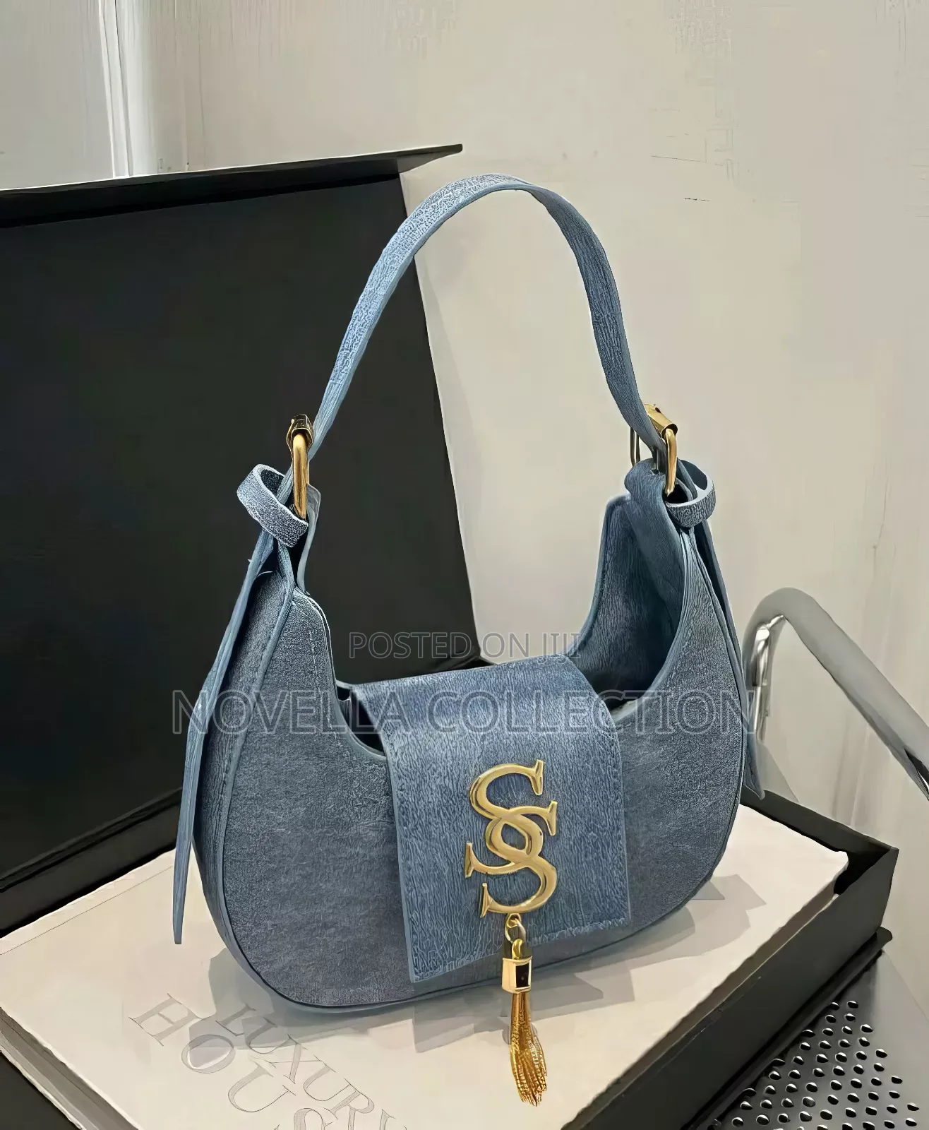 Jeans Color Hand Bag (Available on Hand)