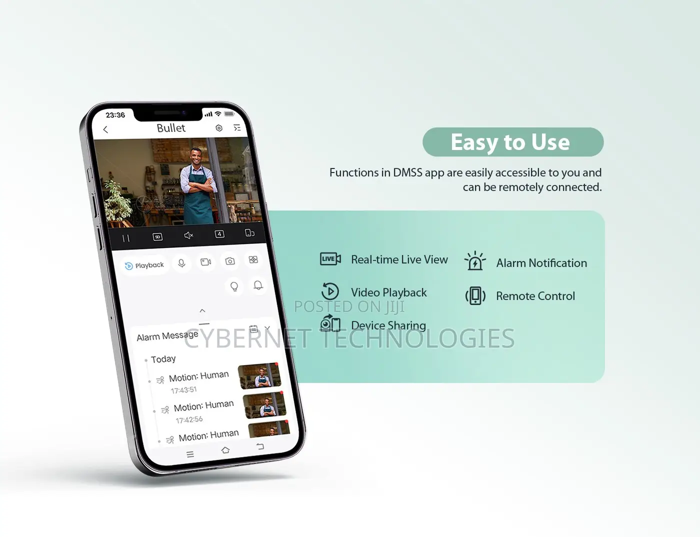 Dahua 4mp Wi-fi Bullet Network Camera