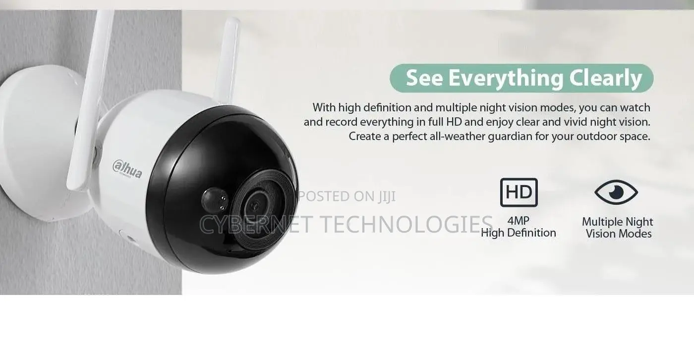 Dahua 4mp Wi-fi Bullet Network Camera