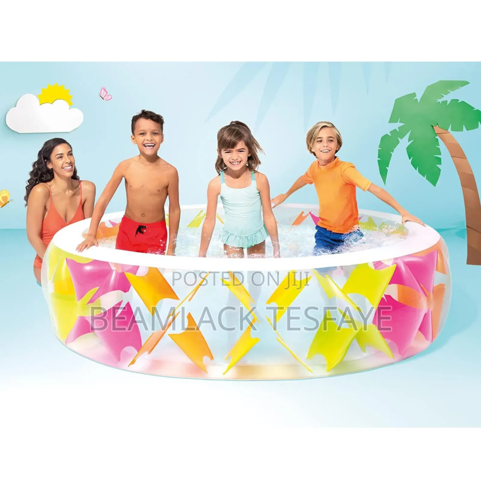 Intexs Kids Pool 2.29mx56cm/90"x22"