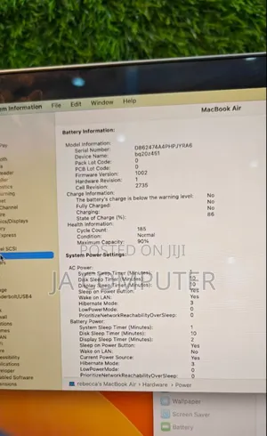 New Laptop Apple MacBook Air 2020 M1 8GB Apple M1 SSD 256GB