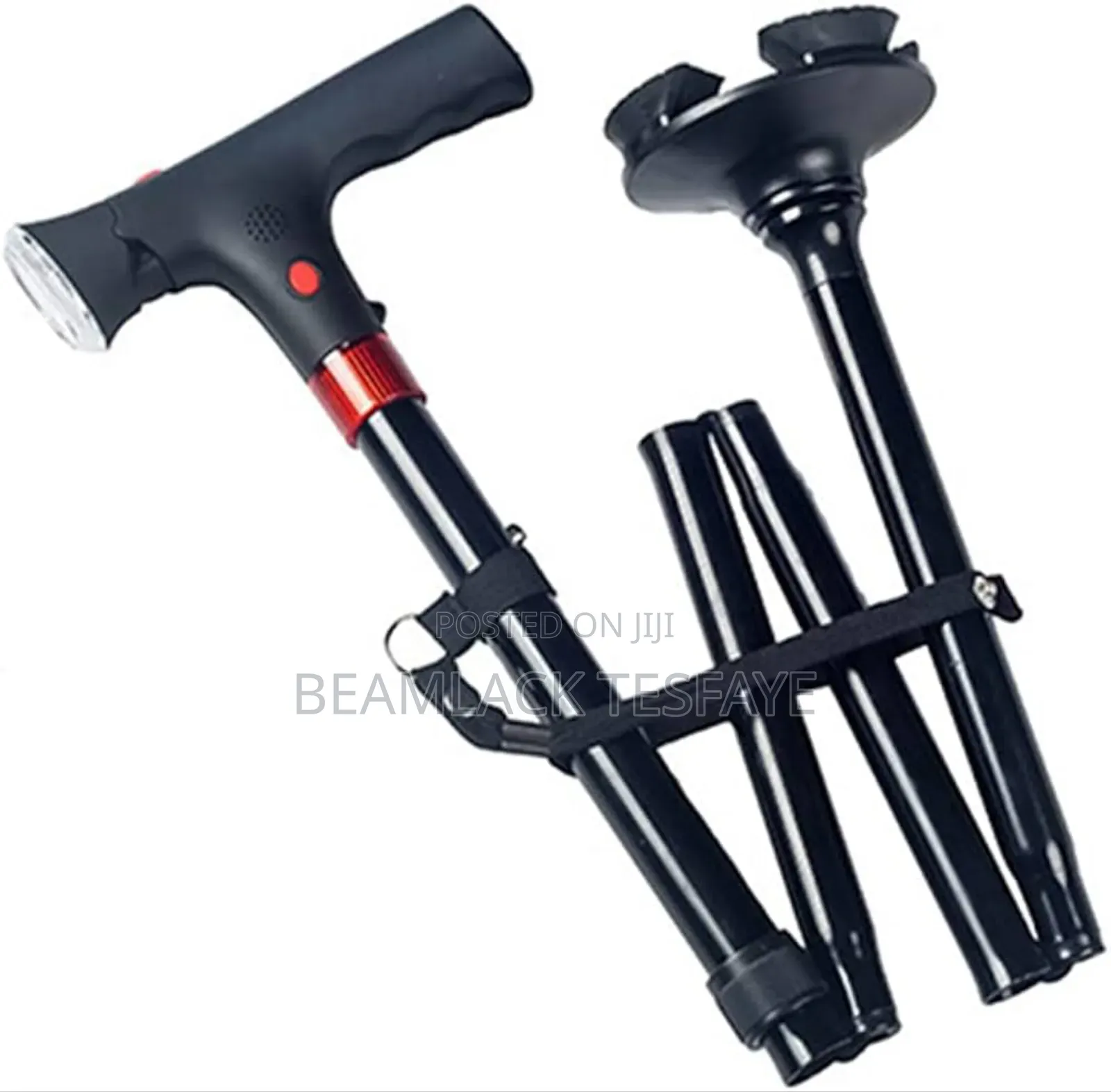 Anti-Slip Walking Stick With Led Light