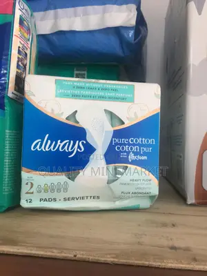 Always Sanitary Pads | Pure Cotton | 12 Pads