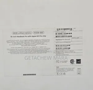 New Laptop Apple MacBook Pro M1 36GB Intel Core I7 SSD 512GB