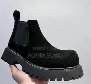 Photo - Chelise Boots High Master Quality Pew Ire Lather Shoes