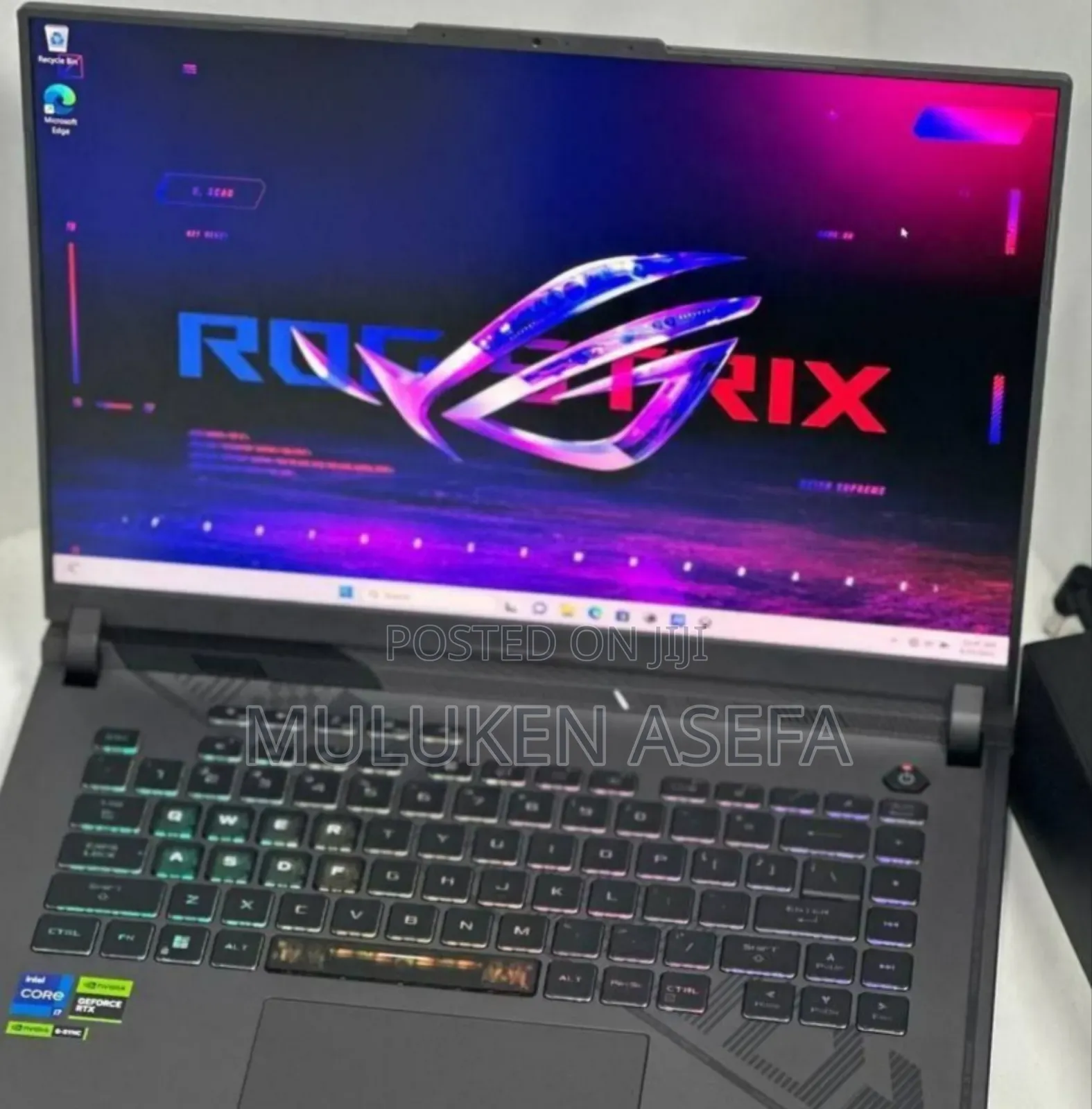 New Laptop Asus ROG Strix G16 G614 8GB Intel Core I7 SSD 512GB