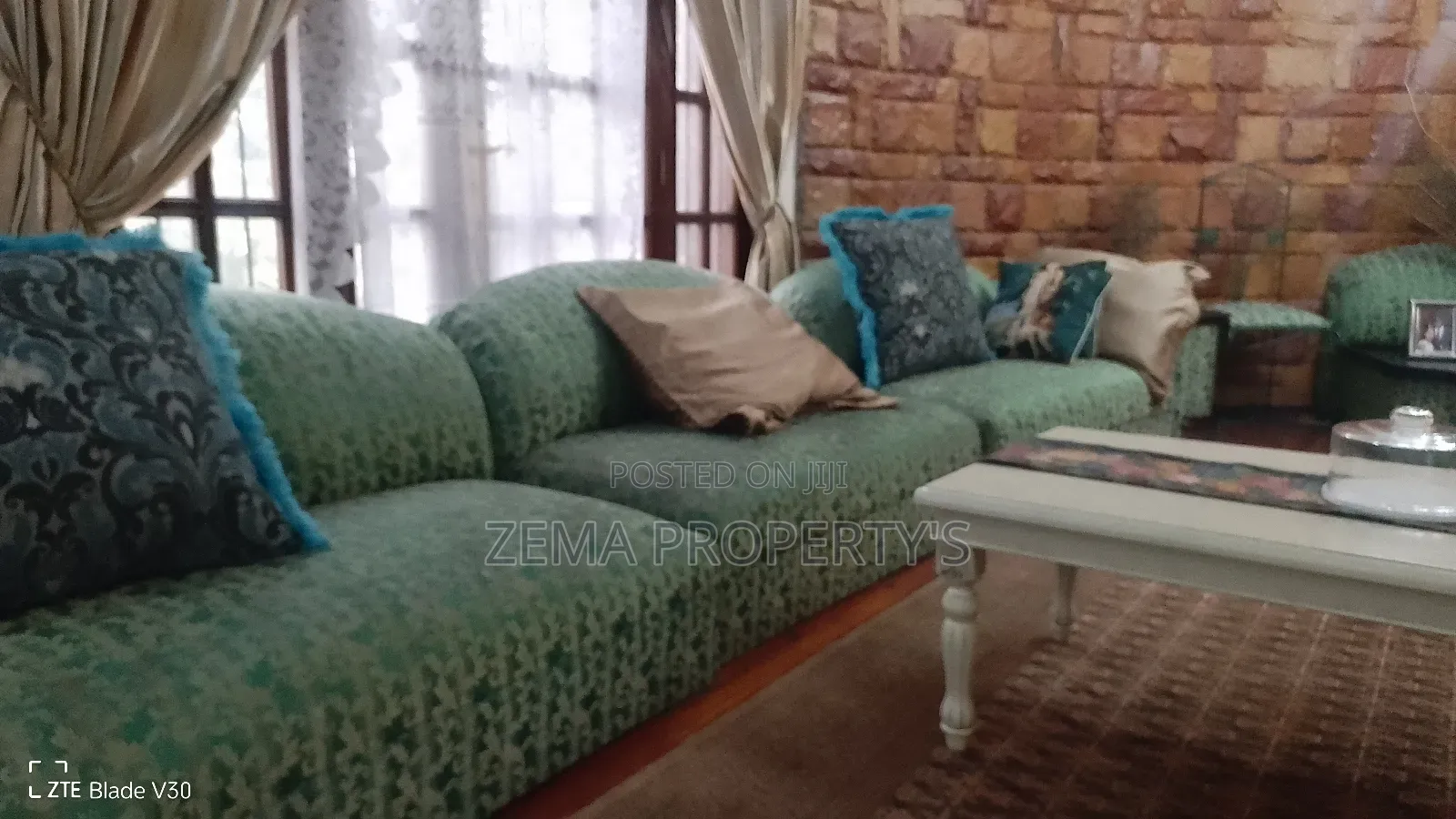 Furnished 4bdrm House in Zema, Bole for rent