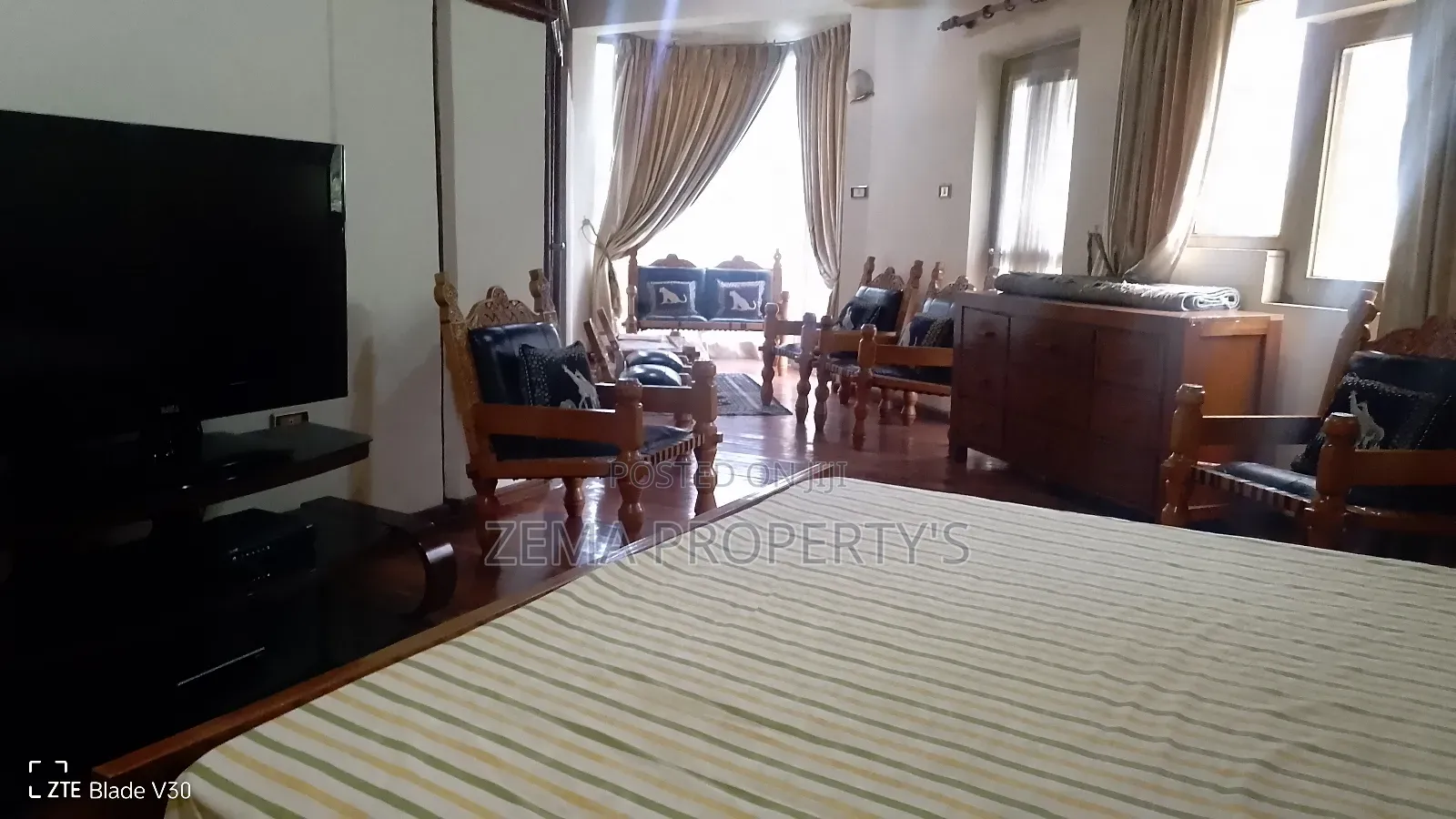 Furnished 4bdrm House in Zema, Bole for rent