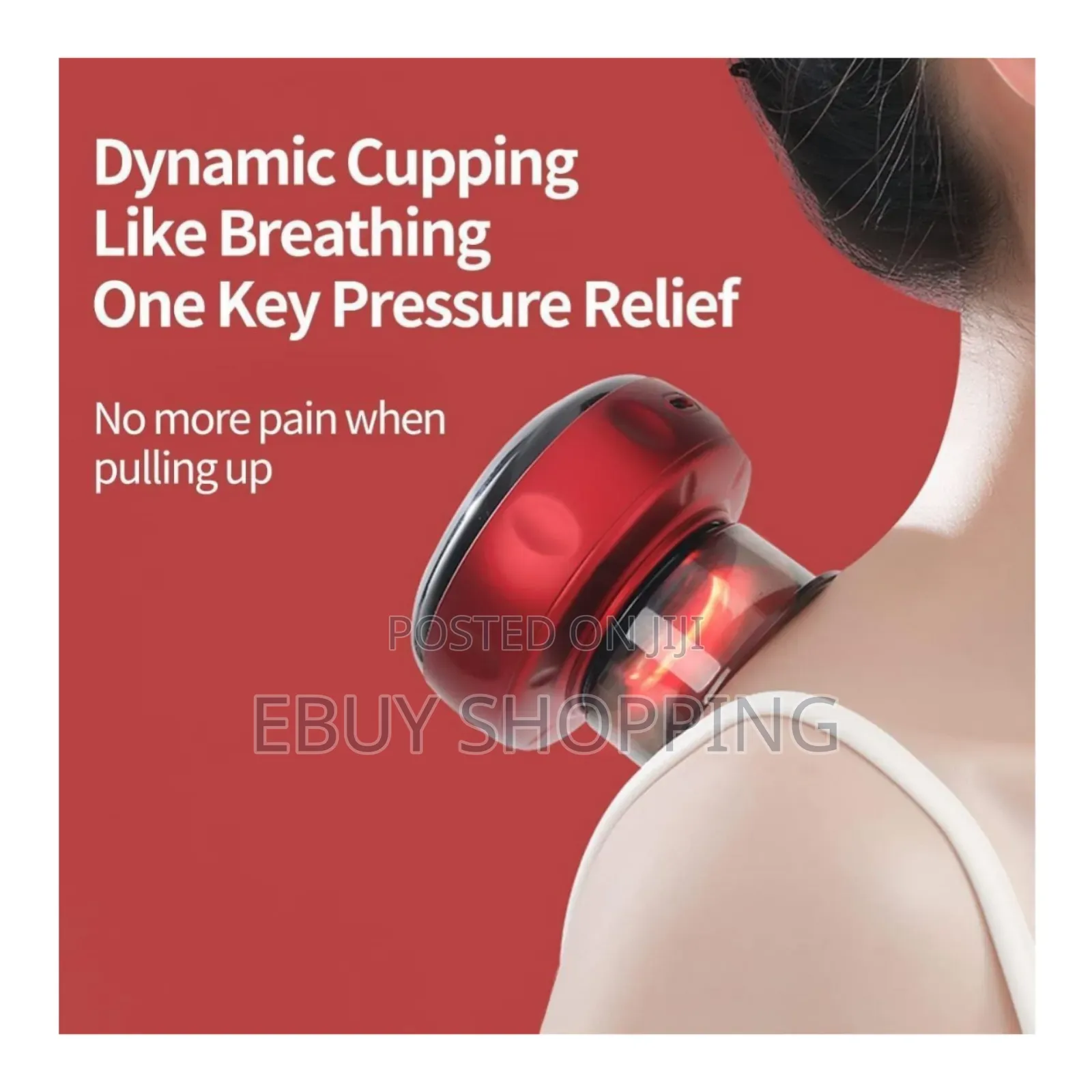 **Red Light Therapy Cupping Device – Muscle Recovery