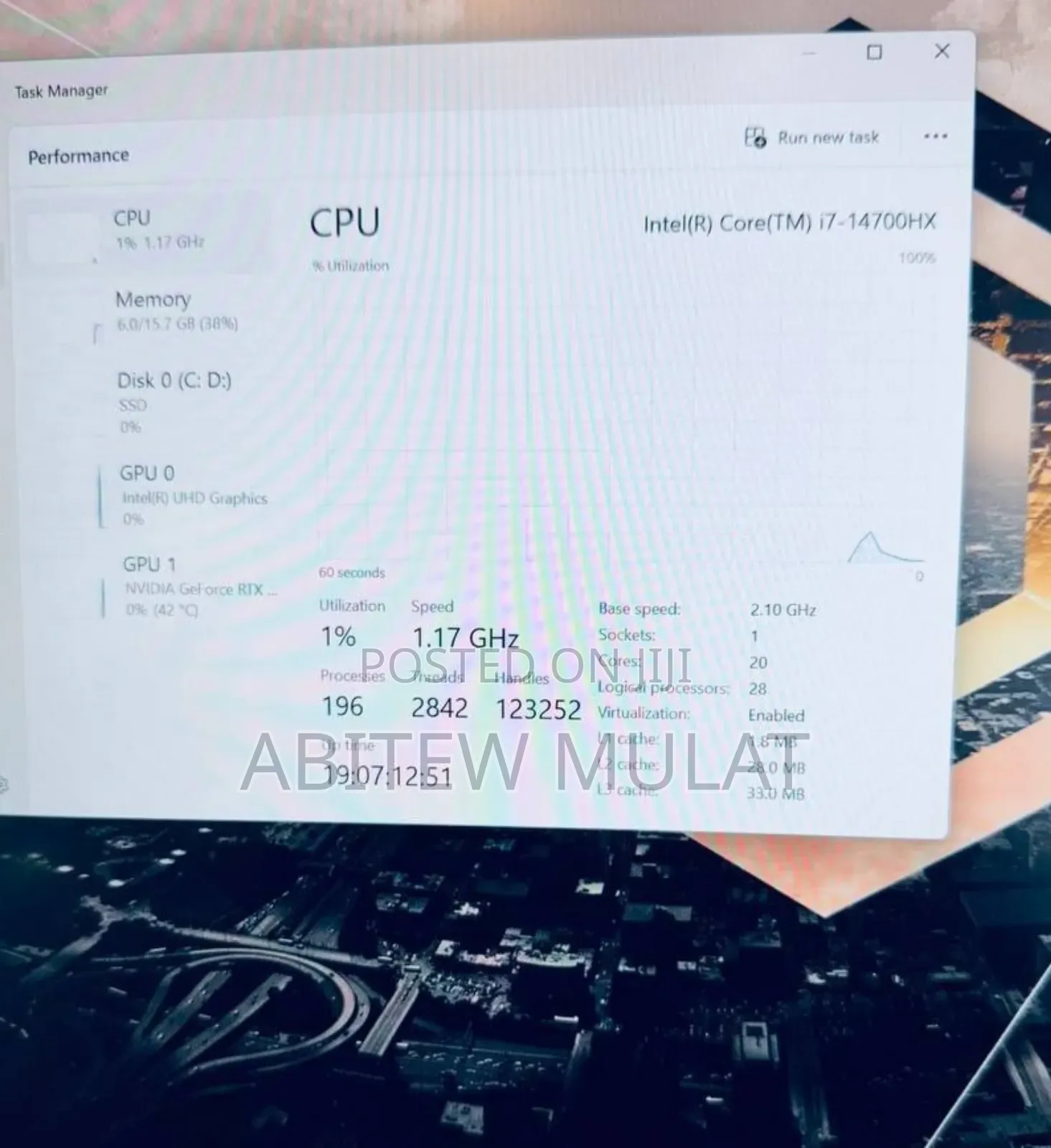 New Laptop Acer Predator Helios Neo 16 16GB Intel Core I7 SSD 1T