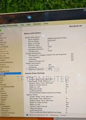 New Laptop Apple MacBook Air 2020 M1 8GB Apple M1 SSD 256GB