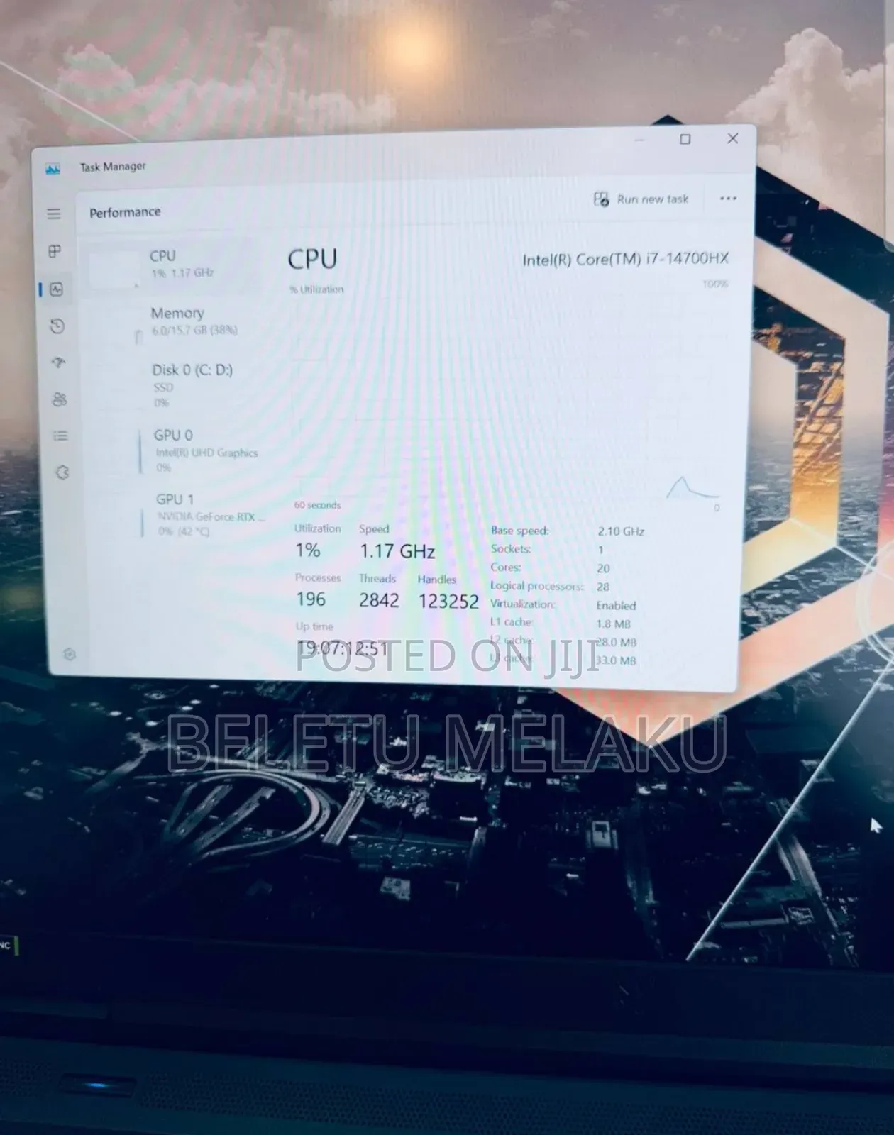 New Laptop Acer Predator Helios Neo 16 16GB Intel Core I7 SSD 1T