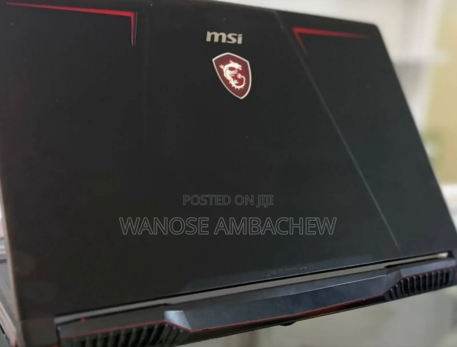 New Laptop MSI GS63 Stealth 8RE 16GB Intel Core I7 HDD+SSD 256GB