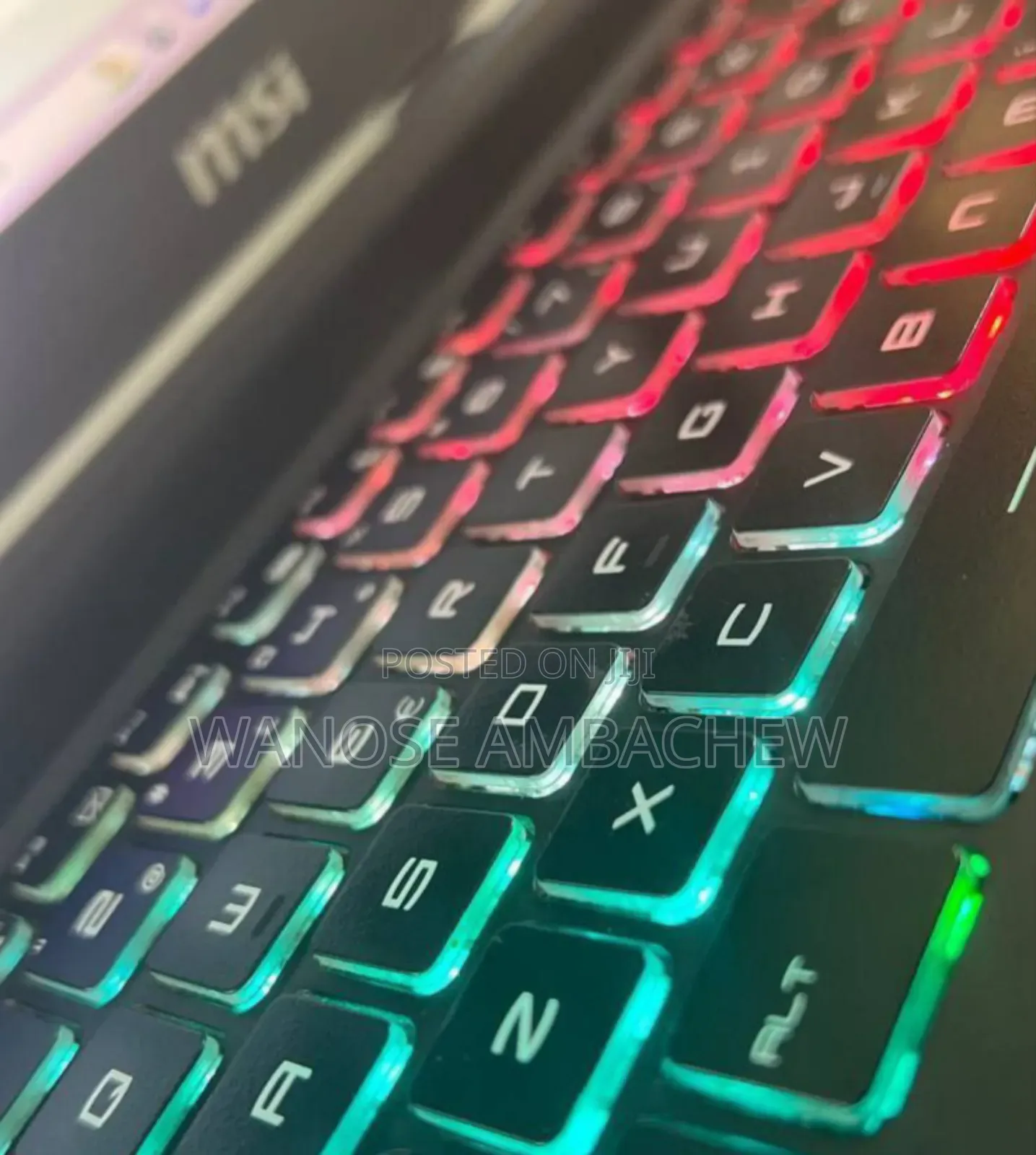 New Laptop MSI GS63 Stealth 8RE 16GB Intel Core I7 HDD+SSD 256GB