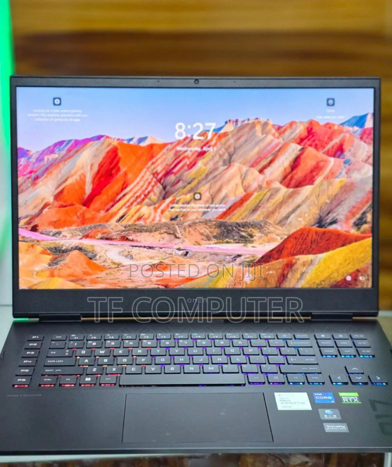 New Laptop HP Omen 17 16GB Intel Core I7 SSD 512GB