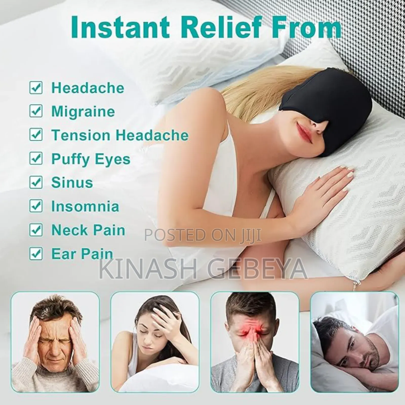 Migraine & Headache Relief Gel Cap(ራስ ምታት ማስለቀቂያ)