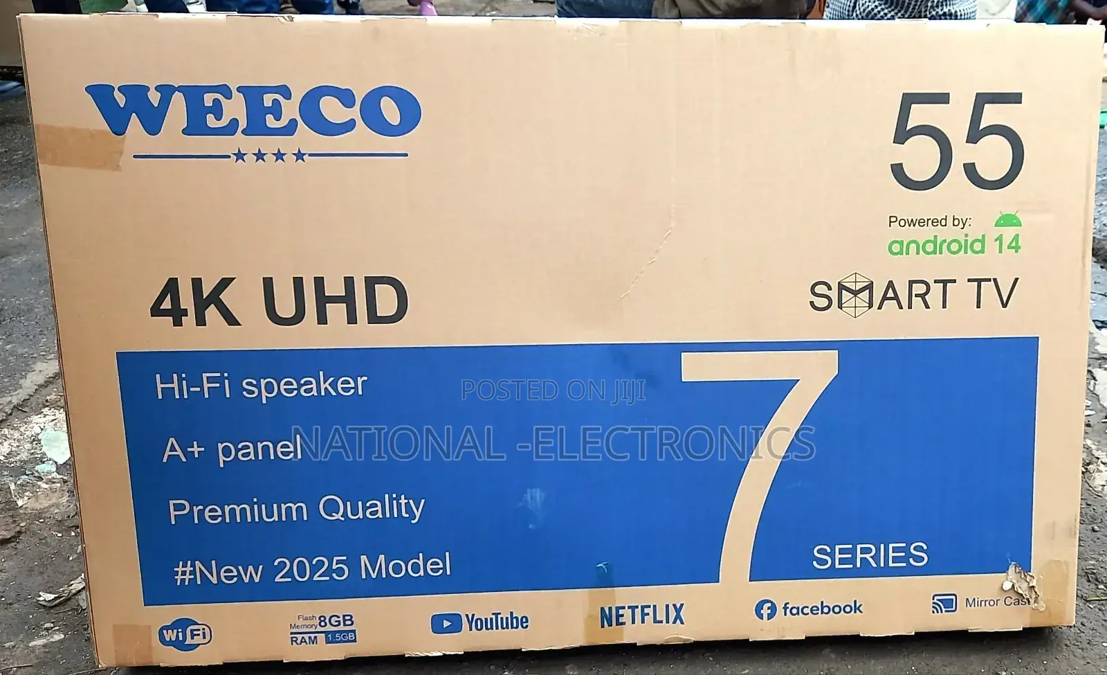 Weeco Tv 55 Inch Smart Android 14.0 Nwe 2025 Products