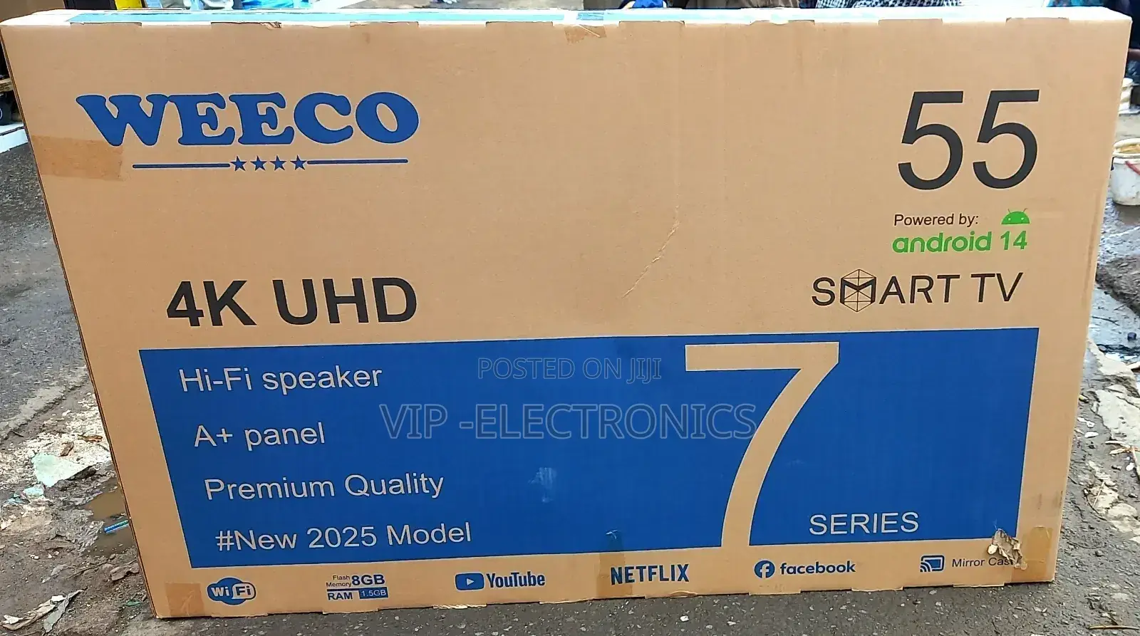 Weeco Tv 55 Inch Smart Android 14.0 Nwe 2025 Products