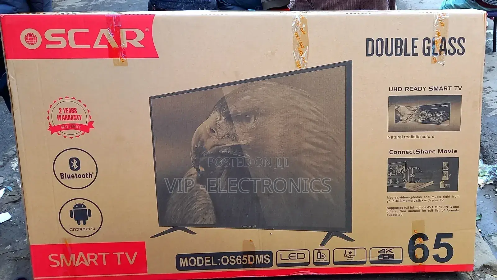 Oscar Tv 65 Inch Tv Smart Android 13.0 Nwe 2025 Products