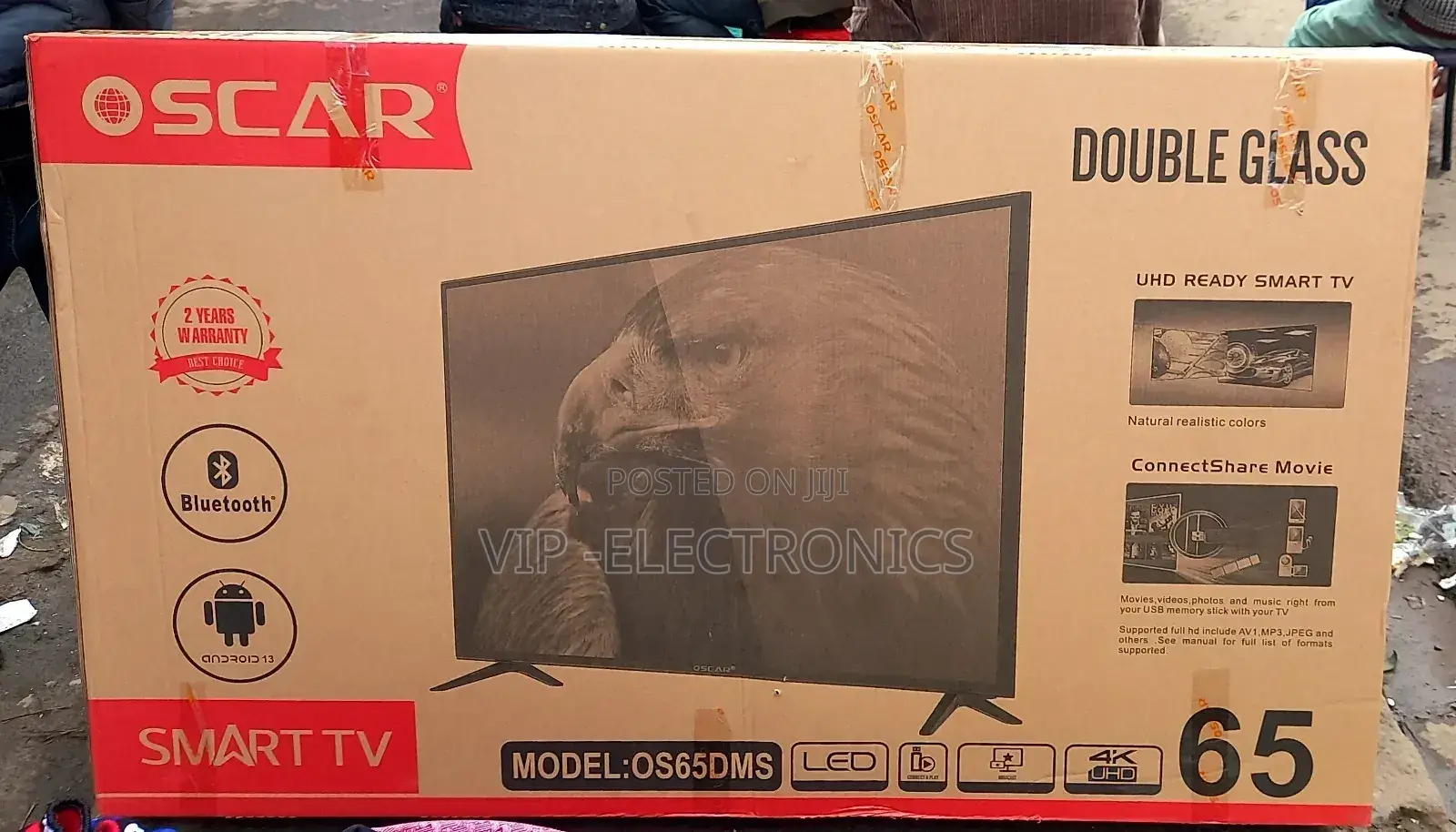 Oscar Tv 65 Inch Tv Smart Android 13.0 Nwe 2025 Products