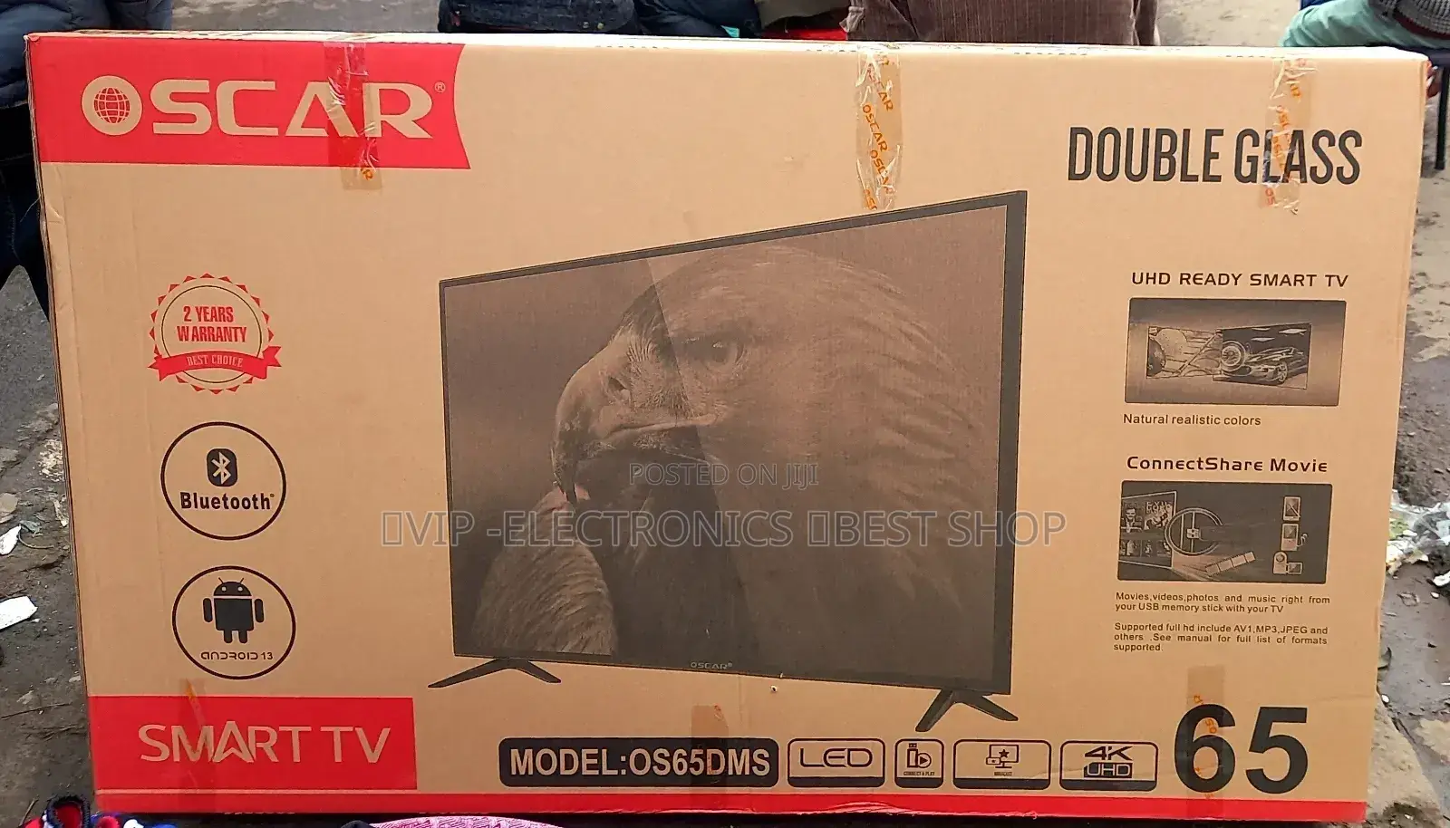 Oscar Tv 65 Inch Tv Smart Android 13.0 Nwe 2025 Products