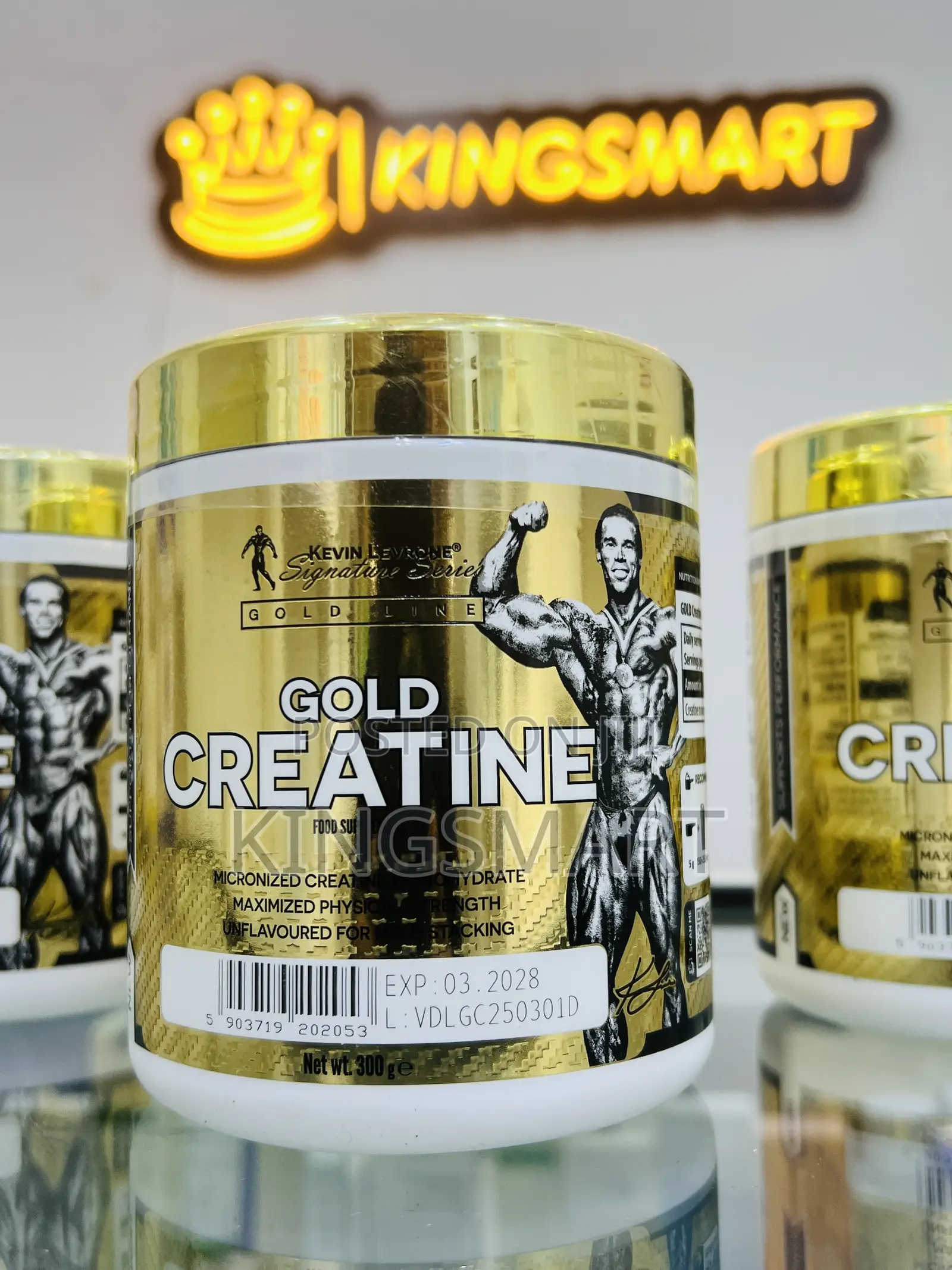 Pure and Micronized Keven Leveron Creatine Monohydrate