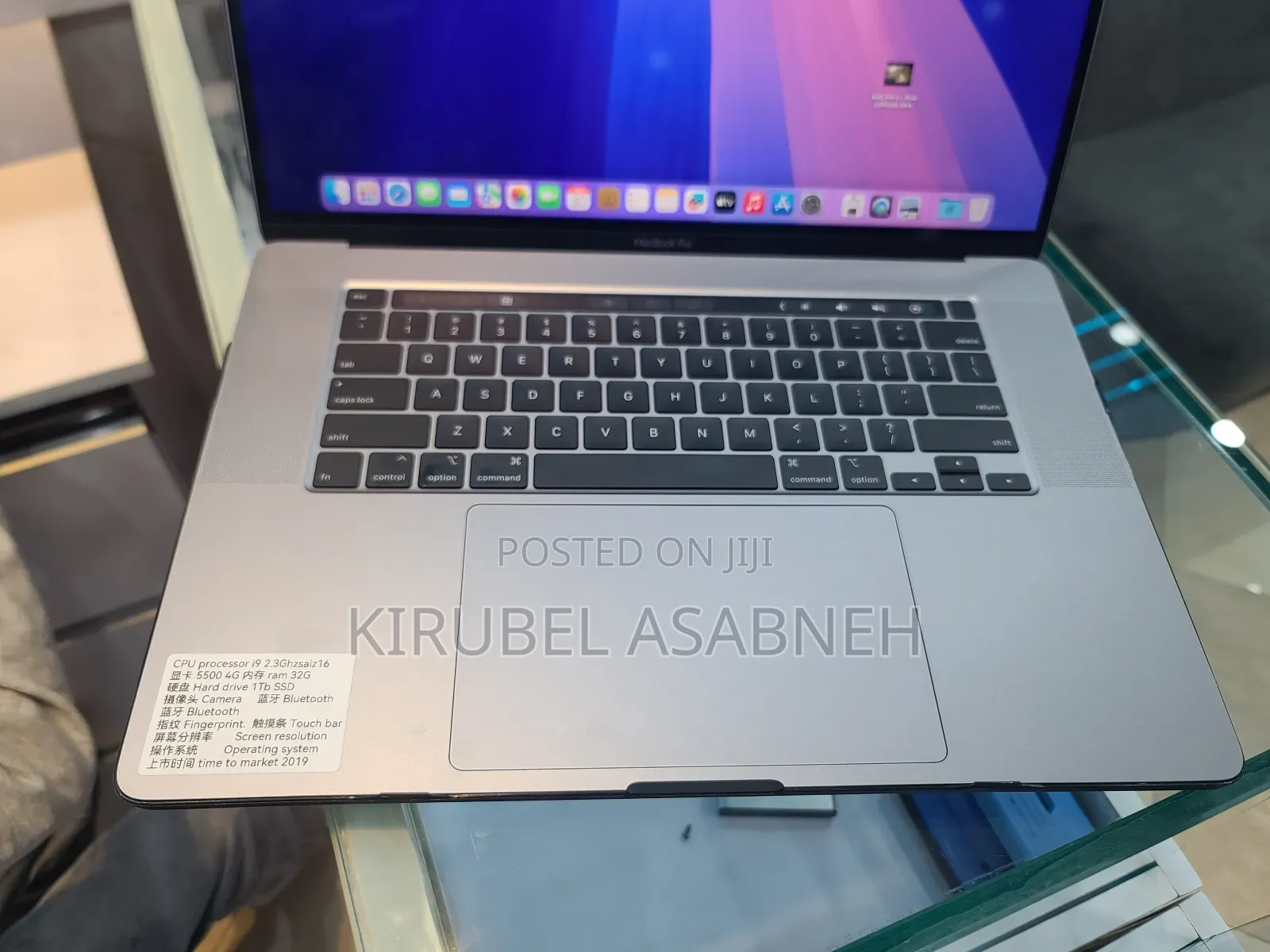 New Laptop Apple MacBook Pro 2019 16GB Intel Core I9 SSD 1T