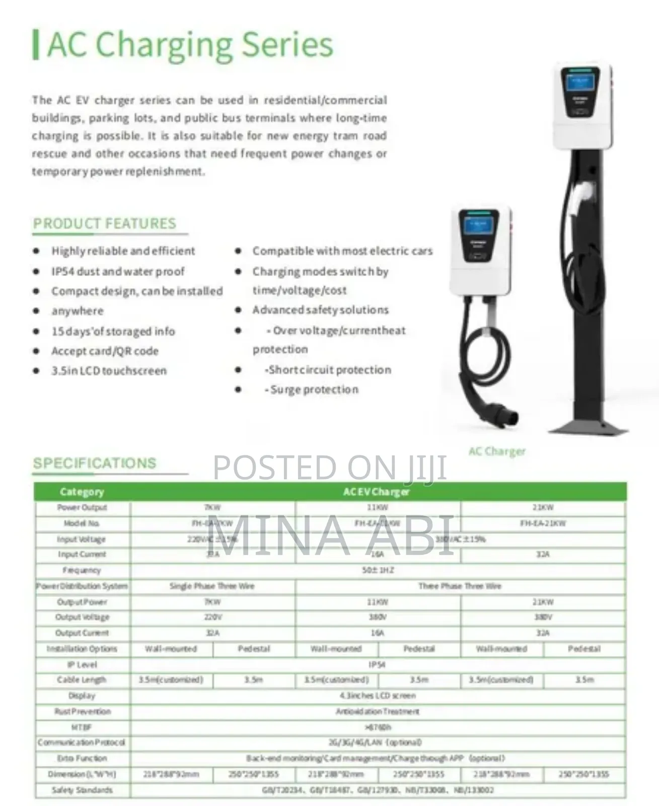 Ev Electric Car Charger