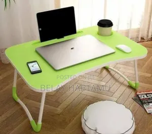 ተጣጣፊ የላፍቶኘ ጠረጴዛ/Laptop Table With Cup Holder