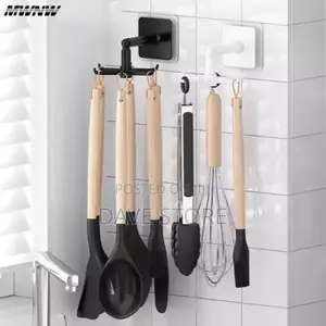 Photo - Wall Mount Home Rotating Storage Rack