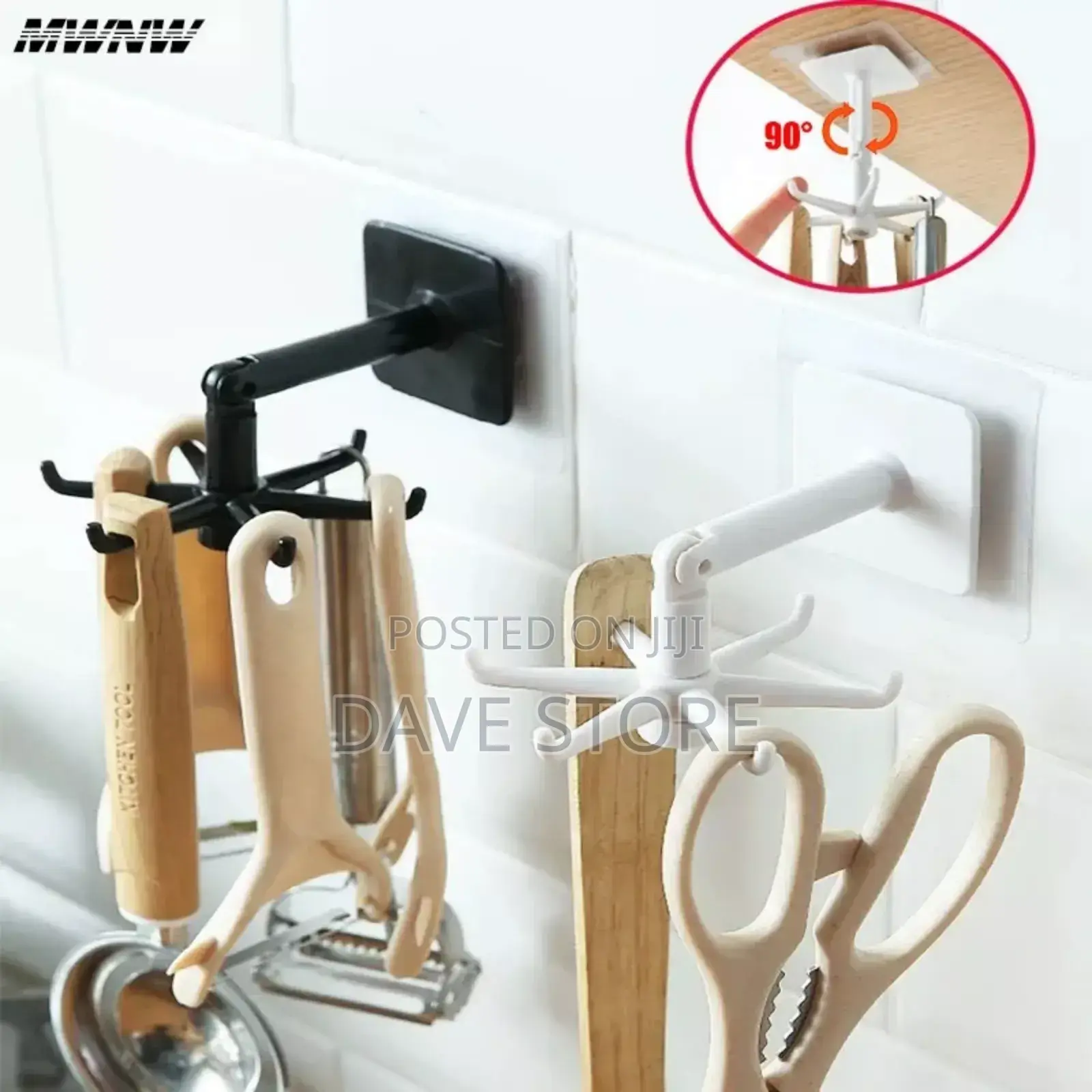Wall Mount Home Rotating Storage Rack