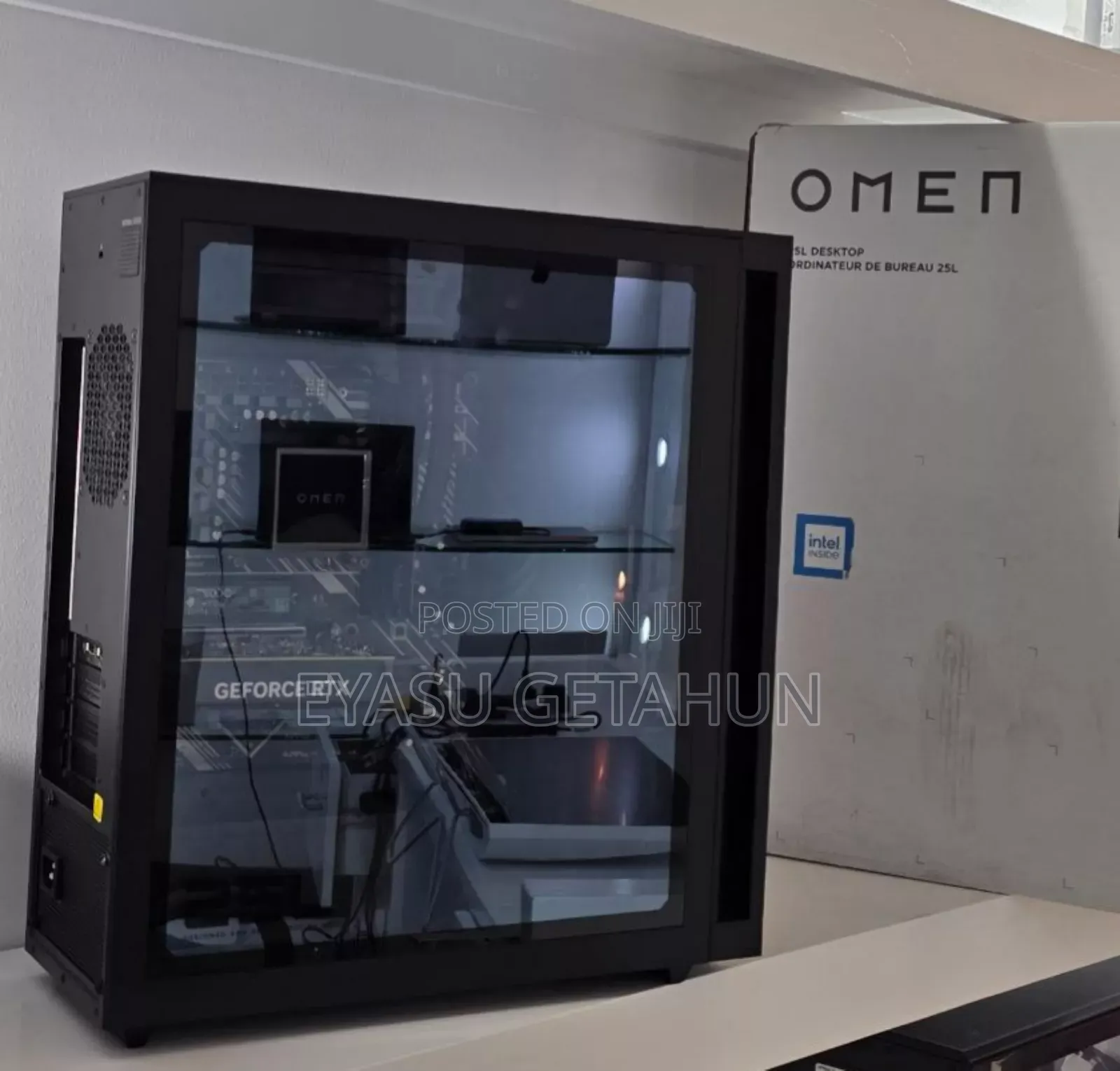 New Desktop Computer HP Omen 25L 32GB Intel Core I7 SSD 1T