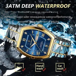 Poedagar Waterproof High Quality Mens Watch