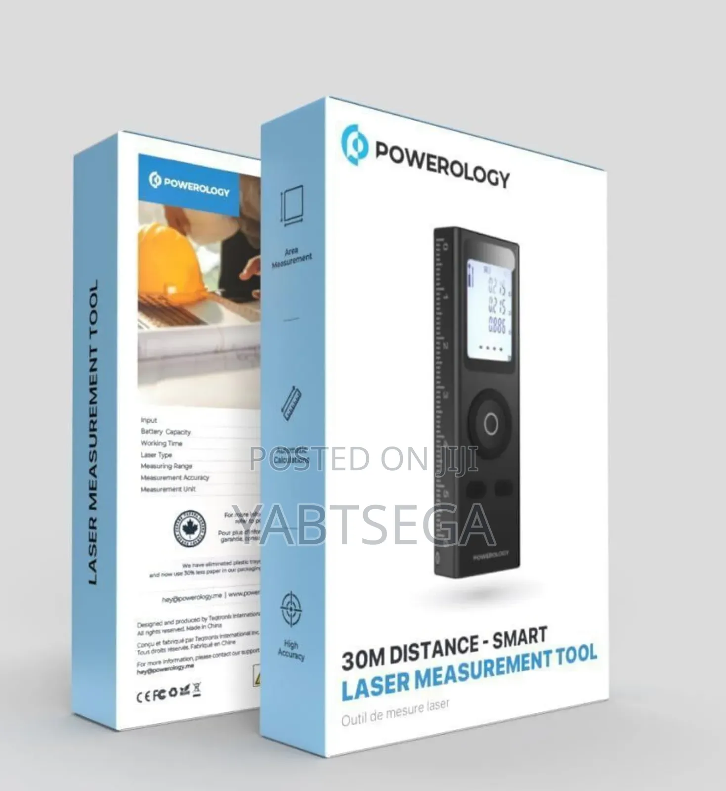 Powerology 30m Distance Smart Laser Measurement
