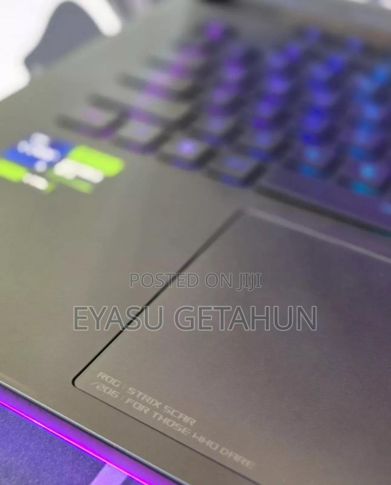 New Laptop Asus ROG Strix SCAR 15 32GB Intel Core I9 SSD 1T