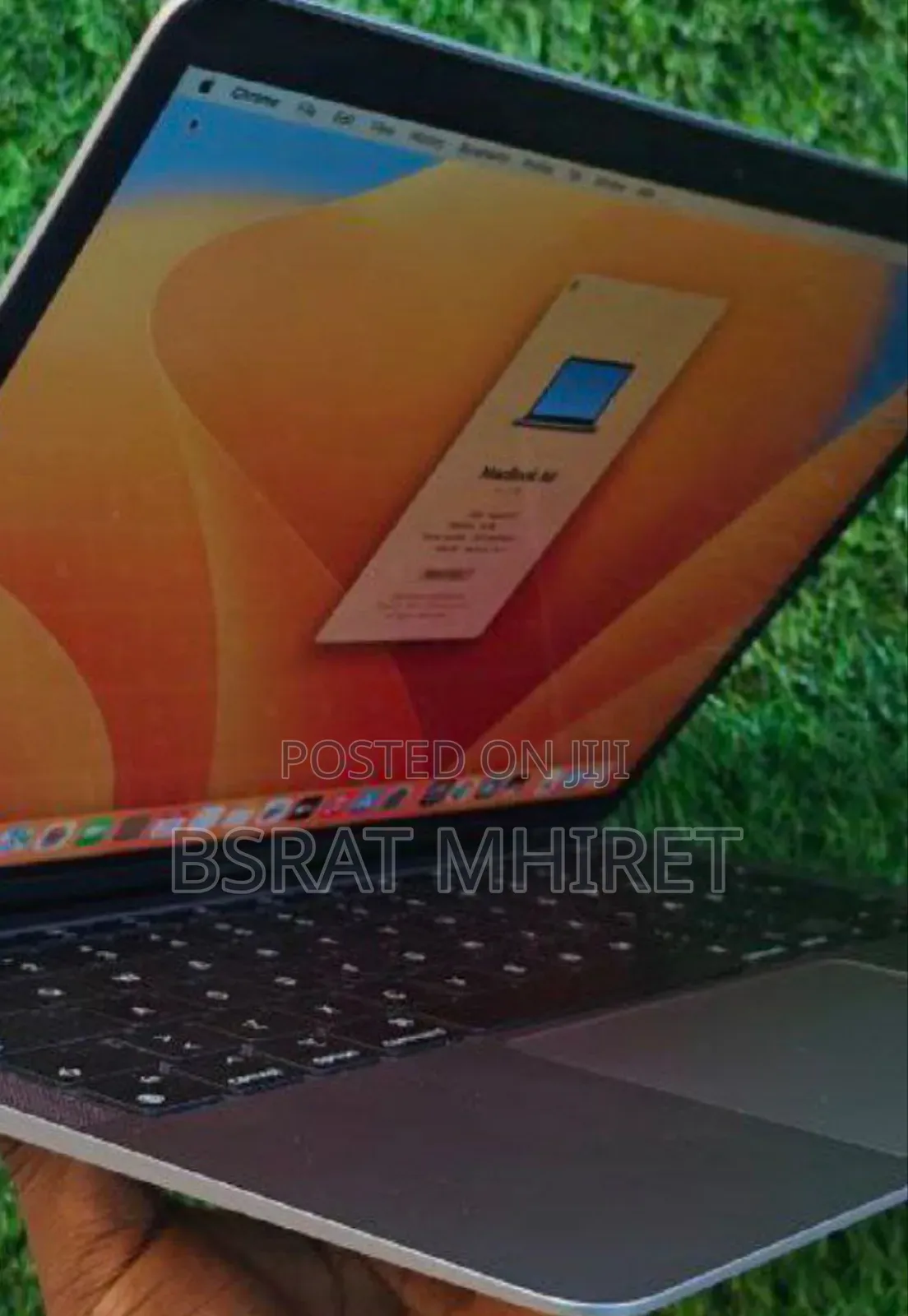 New Laptop Apple MacBook Air 2020 M1 8GB Apple M1 SSD 256GB